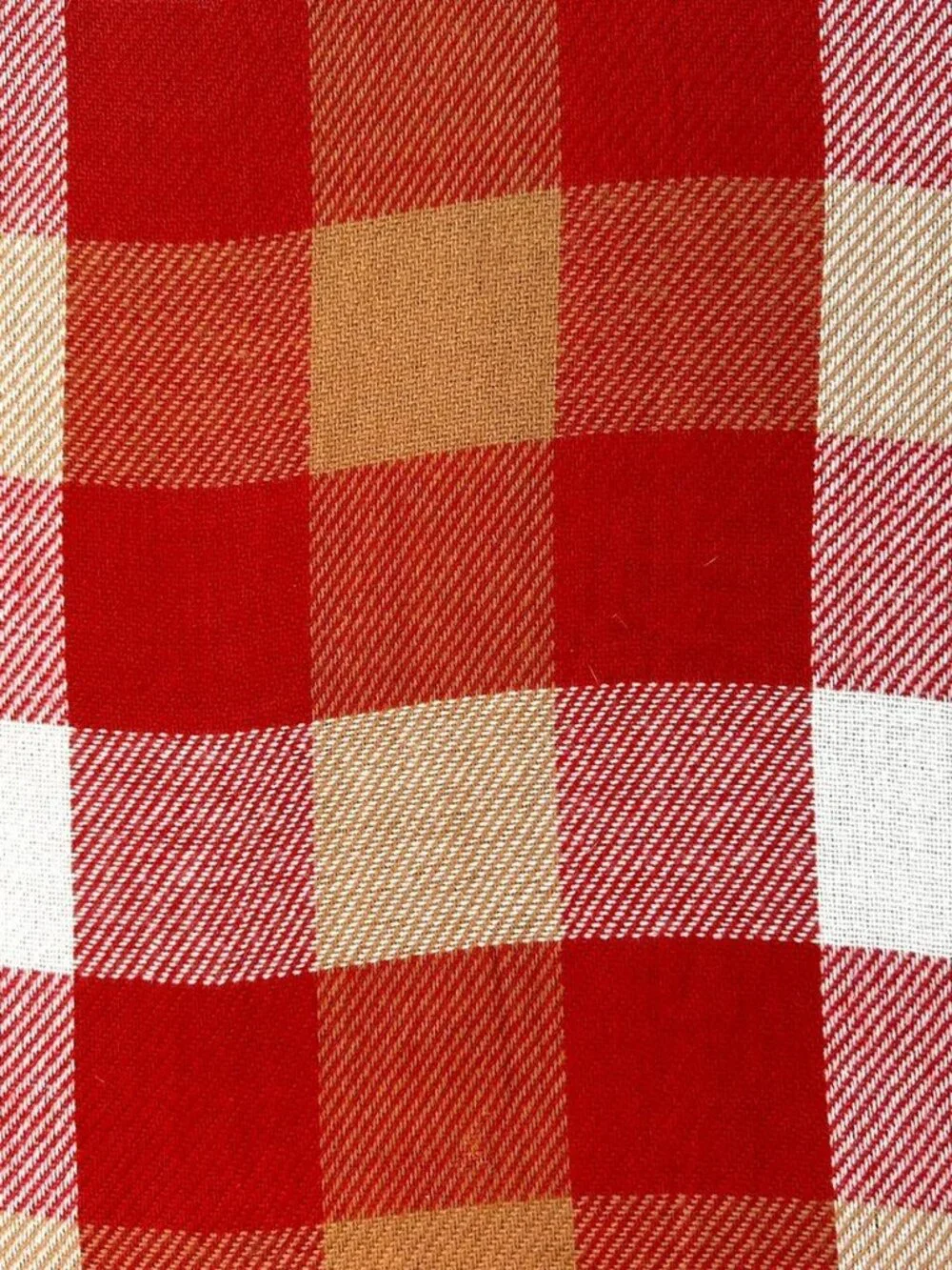 Red Plaid Checkered Scarf Picnic Blanket